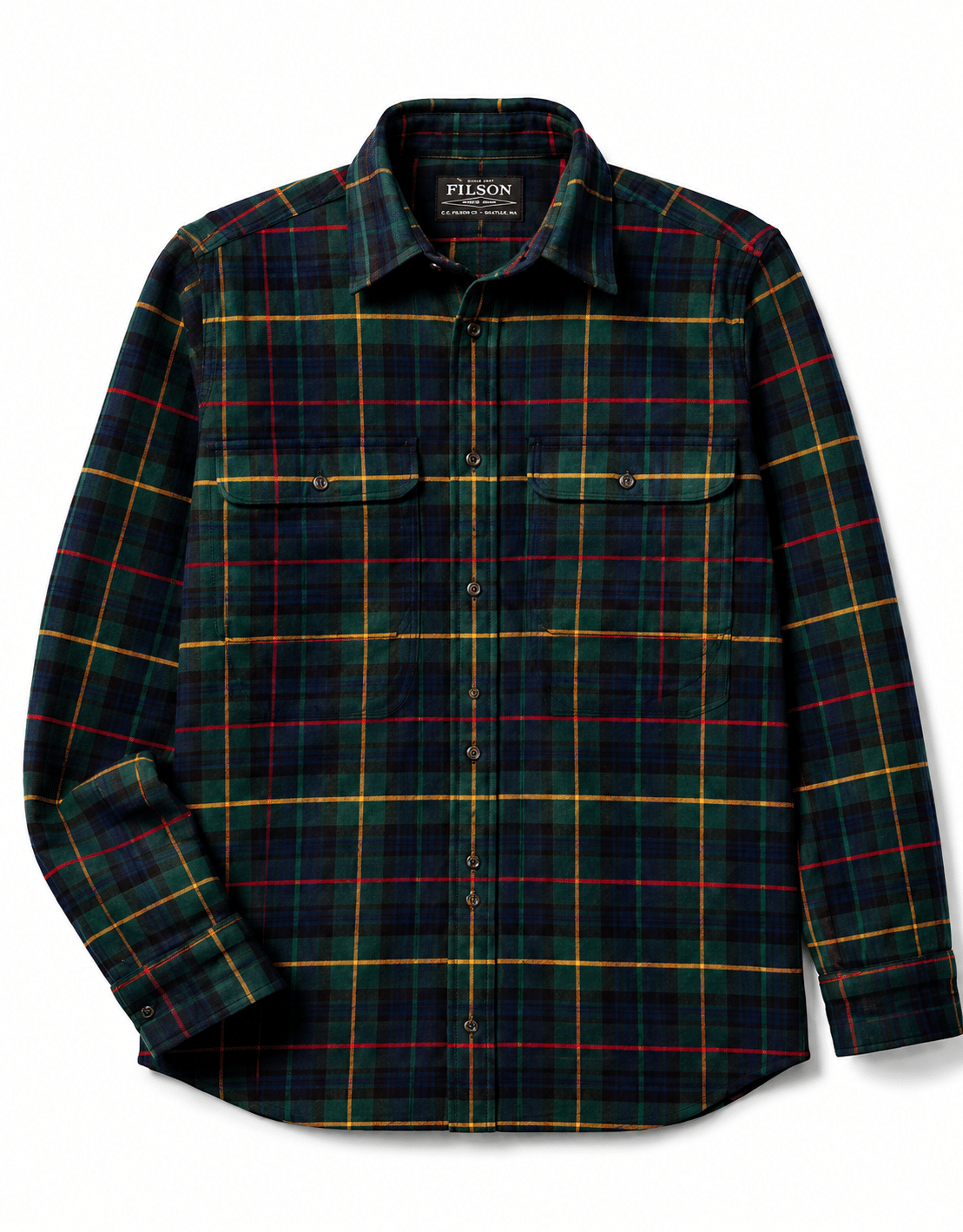VINTAGE FLANNEL WORK SHIRT